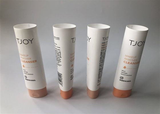 Tjoy Makeup Remover Cleanser Plastic Lotion Tubes With Elliptical Cap 100g