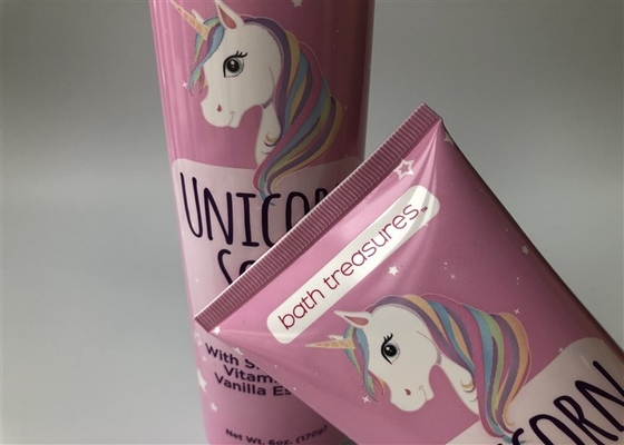 Diameter 50mm Plastic Lotion Tubes 8c Offset Printing 170g With Flip Top Cap