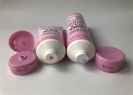 Diameter 50mm Plastic Lotion Tubes 8c Offset Printing 170g With Flip Top Cap
