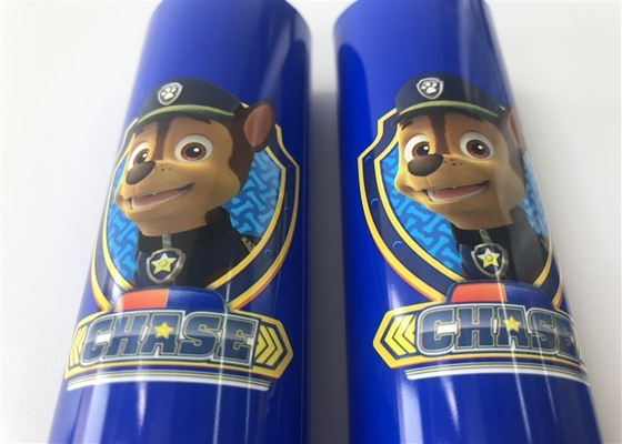 Chase Blue Dog Body Wash PBL Tube / Plastic Lamintated Packaging Tube 89ml Tail Open