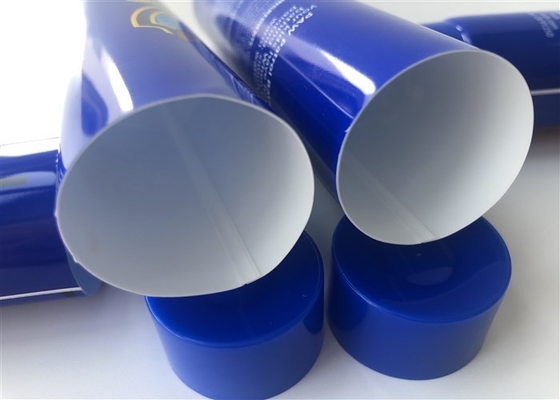 Chase Blue Dog Body Wash PBL Tube / Plastic Lamintated Packaging Tube 89ml Tail Open
