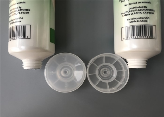 Hand And Foot Cosmetic Cream Packaging 8 Color Offset Picture Printing With Clear Flip Top Cap 177ml