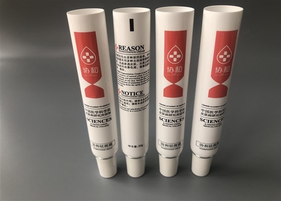 High Cap Plastic Cosmetic Tubes For Medical Cream Customized Size
