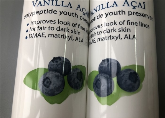 Skin By Ann Webb Clinicals Empty Lotion Tubes Hotstamping Silver Edge