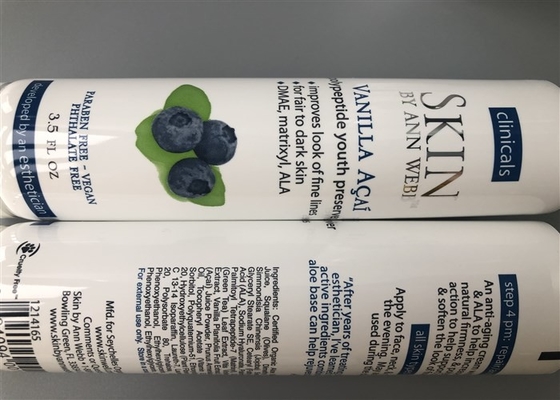 Skin By Ann Webb Clinicals Empty Lotion Tubes Hotstamping Silver Edge