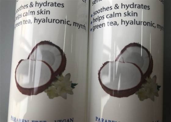 White Extruded Empty Cosmetic Tubes SKIN Cleanser Coconut With Flip Top 100ml