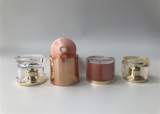 Pink Pearl 5 Layer Empty Cosmetic Tubes With Different Types Of Acrylic Caps