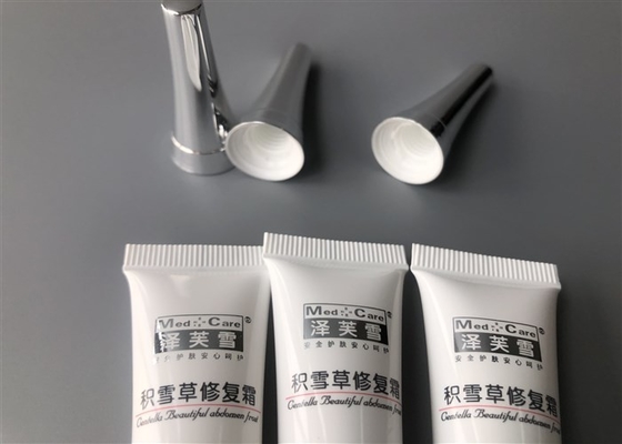 Med Care Lotion Tube Packaging , SK-II Cap Electroplated Lotion Tube Containers
