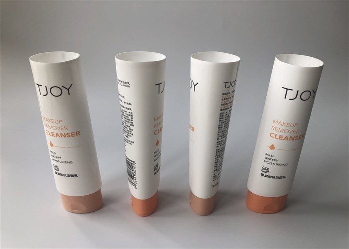 Tjoy Makeup Remover Cleanser Plastic Lotion Tubes With Elliptical Cap 100g